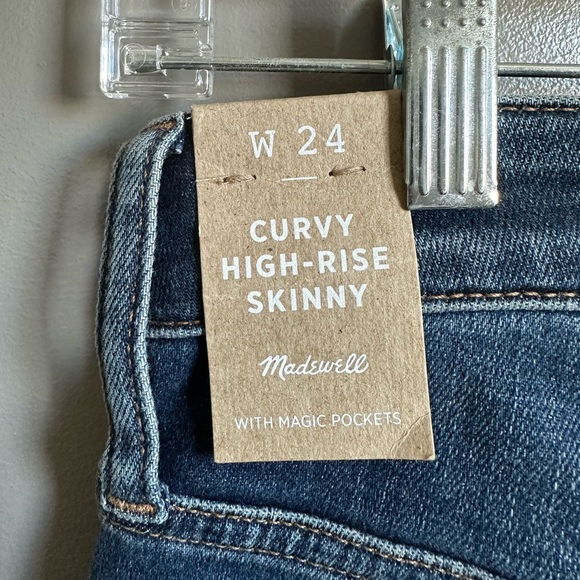 Madewell Curvy Highrise Skinny Jeans NWT - Picture 6 of 7